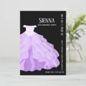 Fancy Glam Gown-jurken Kaart (Staand voorkant)