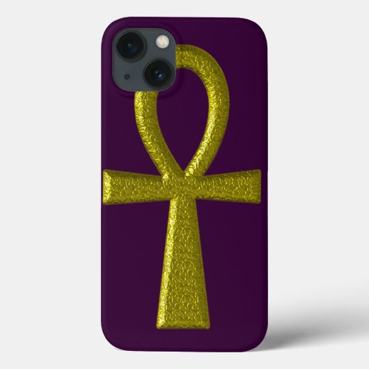 Fancy Gold Ankh Case-Mate iPhone Case (Achterkant)