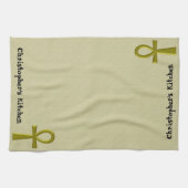 Fancy Gold Ankh Kitchen Towelen Theedoek (Horizontaal)