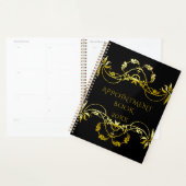 Fancy Gold  Lijst op zwart Benoemingboek Planner (Display)