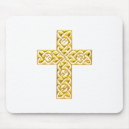 Fancy Golden Cross Muismat (Voorkant)