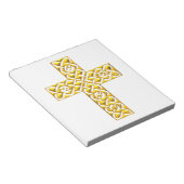 Fancy Golden Cross Notitieblok (Schuin)