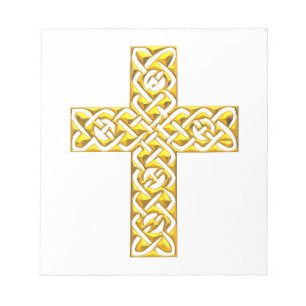 Fancy Golden Cross Notitieblok