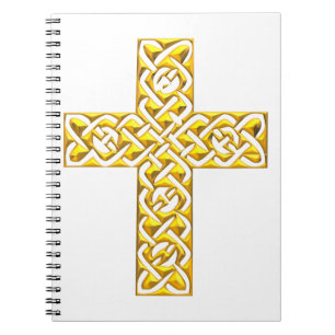 Fancy Golden Cross Notitieboek