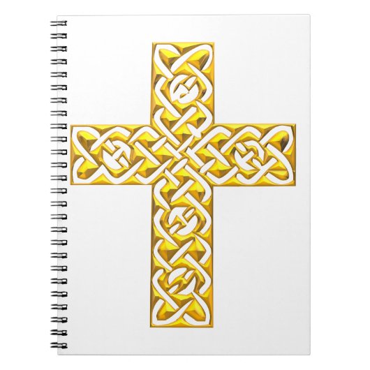 Fancy Golden Cross Notitieboek (Voorkant)