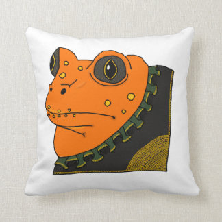 Fancy Golden Toad Pillow Kussen