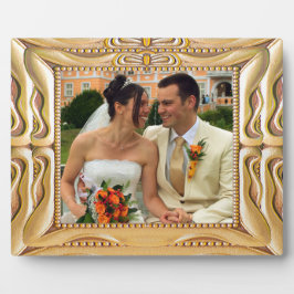 Fancy GoldFrame Voeg hier foto toe Plaque Fotoplaat