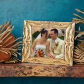 Fancy GoldFrame Voeg hier foto toe Plaque Fotoplaat (Zijkant)