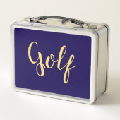 Fancy GOLF script op vet modern elegant zwart (Achterkant)