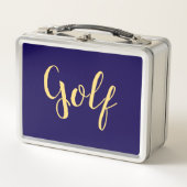 Fancy GOLF script op vet modern elegant zwart (Voorkant)