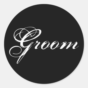Fancy gom ronde sticker
