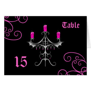 Fancy Gotische kandelaar trouwtafel nummer