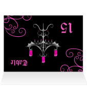 Fancy Gotische kandelaar trouwtafel nummer (Binnen Horizontaal (Boven))