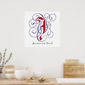 Fancy gotische Petten Letter J, 300dpi PNG Poster (Keuken)