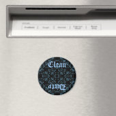 Fancy Gotische schone of vuile vaatwasmachine magn Magneet (Insitu (Vaatwasser))