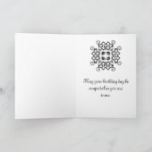 Fancy Gotische Victoriaans verjaardag alle gelegen Kaart (Binnen)