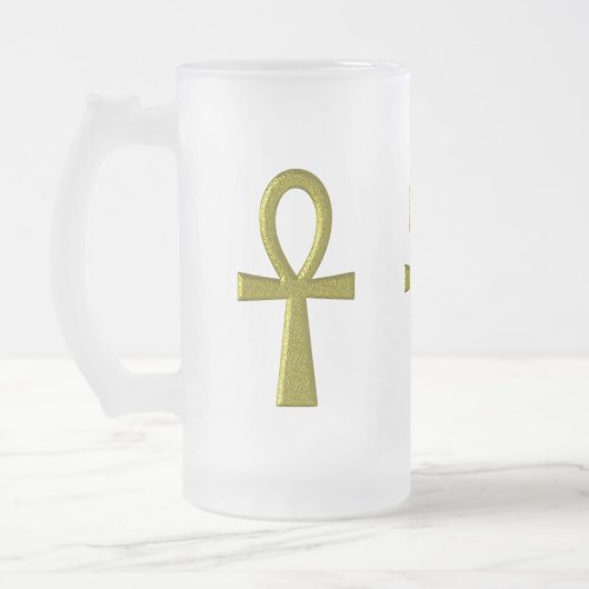 Fancy Gouden Ankh Mokken (Links)