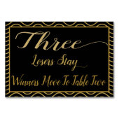 Fancy Gouden Bunco Tafel Kaart #3 (Voorkant)