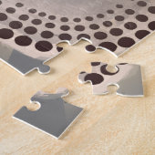 Fancy gouden caduceus-verpleegkundige legpuzzel (Zijkant)