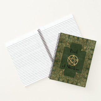 Fancy gouden en groene boek van schaduwen