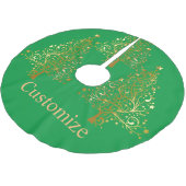 Fancy Gouden Kerstboom Thunder_Cove Kerstboom Rok (Gekanteld)