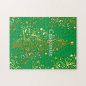 Fancy Gouden Kerstboom Thunder_Cove Legpuzzel (Horizontaal)