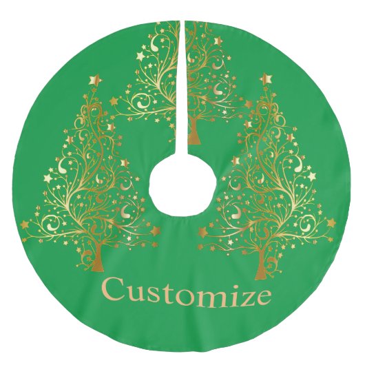 Fancy Gouden Kerstboom Thunder_Cove Rok (Voorkant)