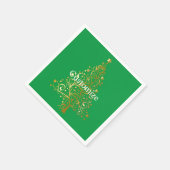 Fancy Gouden Kerstboom Thunder_Cove Servet (Hoek)