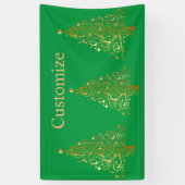 Fancy Gouden Kerstboom Thunder_Cove Spandoek (Verticaal)