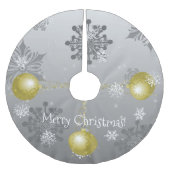 Fancy gouden kerstboomrok kerstboom rok (Voorkant)