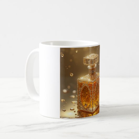 fancy gouden mok (Voorkant links)