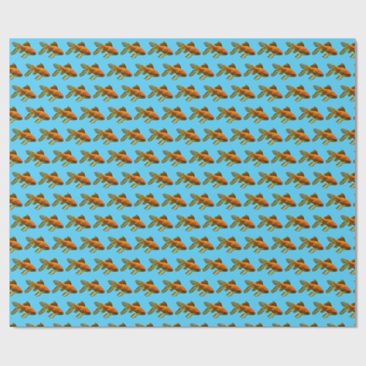 Fancy goudvis cadeaupapier (Vlak)