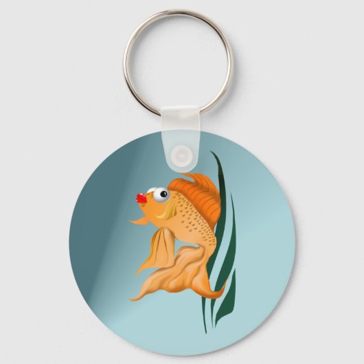 Fancy goudvis-Sleutelhanger Sleutelhanger (Voorkant)