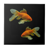 Fancy goudvis Tegel Tegeltje (Voorkant)