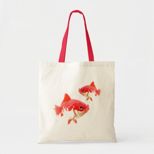Fancy goudvis zak tote bag (Voorkant)