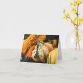 Fancy Gourds Nature Photography Note Kaart (Gele Bloem)