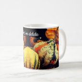 Fancy Gourds Natuur Gepersonaliseerd Koffiemok (Voorkant rechts)