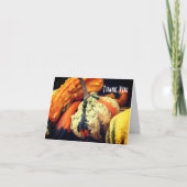 Fancy Gourds Natuur Hartelijk dank Bedankkaart (Voorkant)