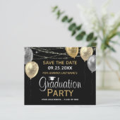 Fancy GraduPartij sparen de Uitnodiging van de Dat (Staand voorkant)