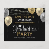 Fancy GraduPartij sparen de Uitnodiging van de Dat (Voorkant)