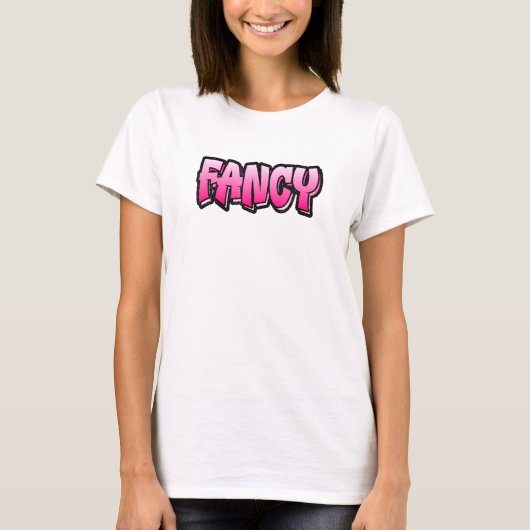 Fancy graffiti-stijl met Fancy 2 T-shirt (Voorkant)