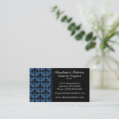 Fancy grafisch Visitekaartje, Royal Blue Visitekaartje (Staand voorkant)