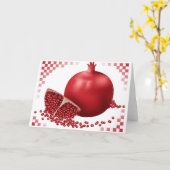 Fancy Granaatappel Kaart (Gele Bloem)