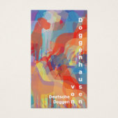 Fancy Great Dane Kennel-Visitekaartjes Visitekaartje (Voorkant)