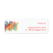 Fancy Great Danes Label (Voorkant)