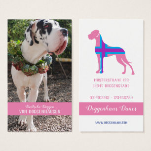 Fancy Great Danes Zakelijke Kaarten voor moderne m Visitekaartje