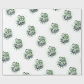 Fancy Great Great Dane Illustratie Cadeaupapier (Vlak)