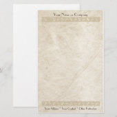 Fancy grensverleggingstan briefpapier (Voorkant / Achterkant)