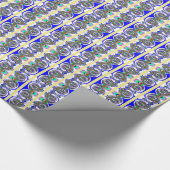 Fancy grijs cadeaupapier (Hoek)