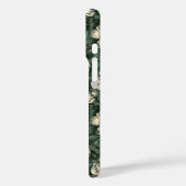 Fancy Groene Gardenia's Accent Bloemige Bruiloft Case-Mate iPhone Case (Achterkant / Links)